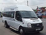 Бесплатный автобус Genser в пункт аренды автомобилей АрендаАвто-нжк на Новорязанском шоссе
